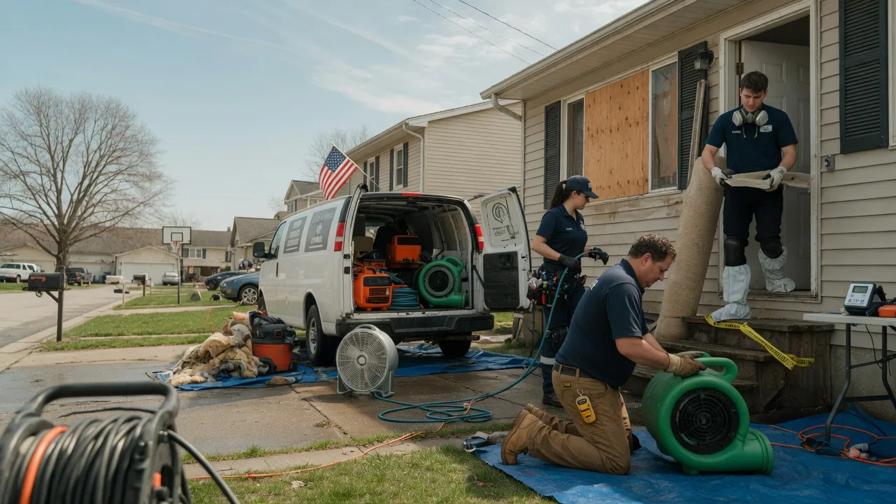 Water Damage Restoration in Waterfall, PA near me